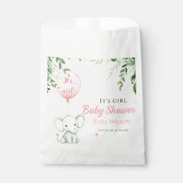 Es ist Mädchen! Niedliches kleines Elefantenbaby m Geschenktütchen