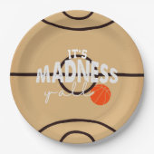Es ist Madness Y'all Basketball Watch Party Pappteller (Vorderseite)