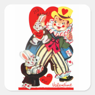 Es ist Magic Honey Bunny Quadratischer Aufkleber