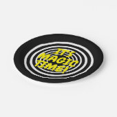 Es ist magische Zeit lustige hypnotische Geburtsta Pappteller (Schrägansicht)