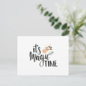 Es ist magische Zeit Postkarte (Stehend Vorderseite)