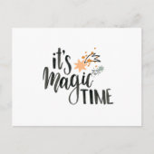 Es ist magische Zeit Postkarte (Vorderseite)