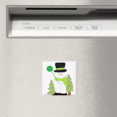 Es ist Magischer Schneemann Magnet (In Situ (Geschirrspüler))