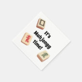 Es ist Mah Jongg Zeit! Serviette (Ecke)