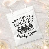 Es ist Mahjong Party Zeit | Funny mahjong Geschenktütchen (Ausgeschnitten)