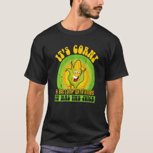 Es ist Mais ein großer Klumpen mit Knöpfen es hat T-Shirt