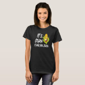 Es ist Mais, er hat den Saft T-Shirt (Vorne ganz)