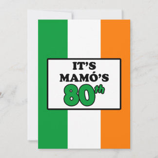 Es ist Mamos 80. Geburtstagsfeier Einladung