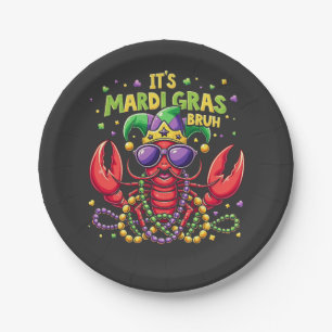 Es ist Mardi Gras Bruh Funny Shrimp New Orleans Pappteller
