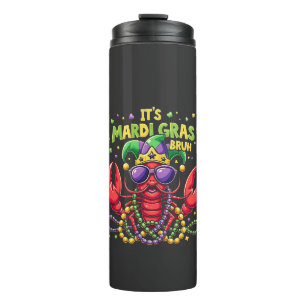 Es ist Mardi Gras Bruh Funny Shrimp New Orleans Thermosbecher