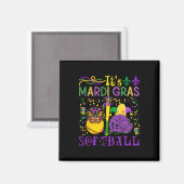 Es ist Mardi Gras Software Player Team Kostüme Mas Magnet (Vorderseite/Rückseite)