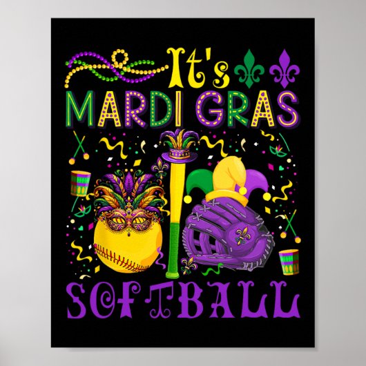 Es ist Mardi Gras Software Player Team Kostüme Mas Poster (Vorne)