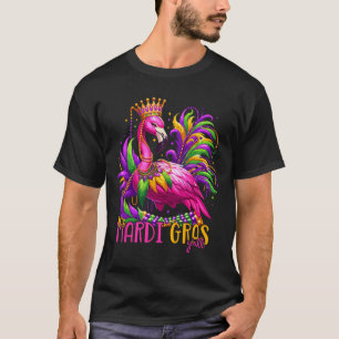 Es ist Mardi Gras Y'all Flamingo Kostüm Mädchen Fr T-Shirt