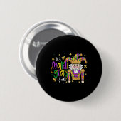 Es ist Mardi Gras Yall Nutcracker Jeaster Hat Men Button (Vorne & Hinten)