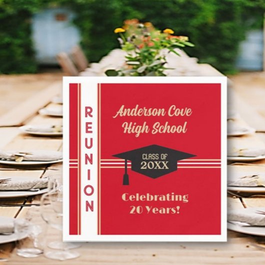 Es ist maßgeschneidert! Trendy Class-Wiedersehen Serviette