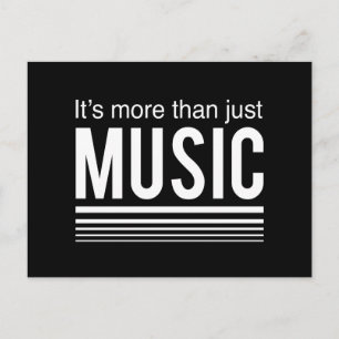 Es ist mehr als nur Musik Postkarte