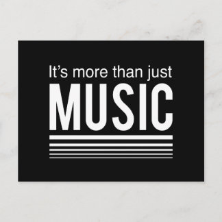 Es ist mehr als nur Musik Postkarte
