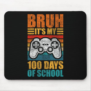 Es ist mein 100. Schultag Gamer Boy 100. Tag Mousepad
