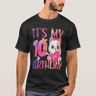 Es ist mein 10. Geburtstag 10. Jahrestag 10. T-Shirt