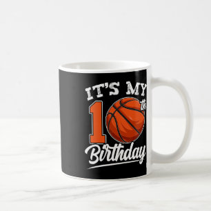 Es ist mein 10. Geburtstag Bysketbyll Spieler 10 T Kaffeetasse
