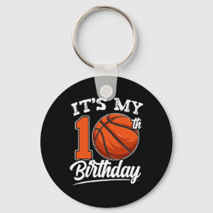 Es ist mein 10. Geburtstag Bysketbyll Spieler 10 T Schlüsselanhänger