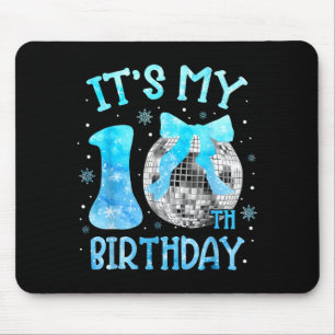 Es ist mein 10. Geburtstag Coquette Bow Disco 10 J Mousepad