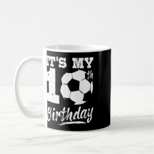 Es ist mein 10. Geburtstag Fußballspieler 10. Gebu Kaffeetasse