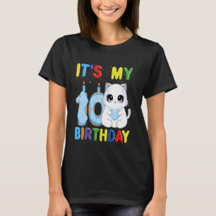 Es ist mein 10. Geburtstag Junge 10-jähriger Ragdo T-Shirt