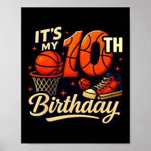 Es ist mein 10. Geburtstag Sketll Fan 10 Jahre alt Poster