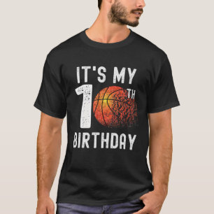 Es ist mein 10. Geburtstagsbasketballgeschenk T-Shirt