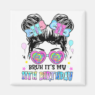Es ist mein 11. Geburtstag 11 Jahre alt für Mädche Magnet