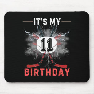 Es ist mein 11. Geburtstag Hockey Junge Lustiger H Mousepad