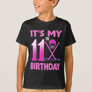Es ist mein 11. Geburtstag Mädchen Eishockey 11 Ja T-Shirt