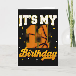 Es ist mein 11. Geburtstag Sketll Junge 11 Jahre a Karte