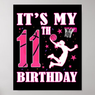 Es ist mein 11. Geburtstag Sketll Thema 11 Jahre a Poster