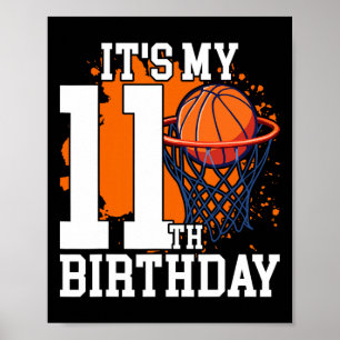 Es ist mein 11. Geburtstag Sketll Thema 11 Jahre a Poster