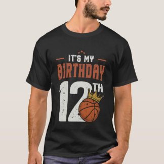 Es ist mein 12. Geburtstag Basketball 12 Jahre alt T-Shirt