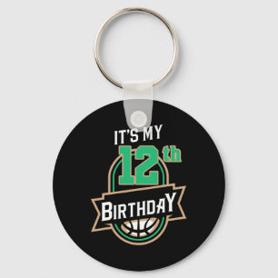 Es ist mein 12. Geburtstag Bysketbyll Themed Schlüsselanhänger