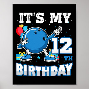 Es ist mein 12. Geburtstag, der 12 Jahre alter Bow Poster