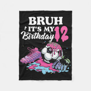 Es ist mein 12. Geburtstag Fußball 12. Geburtstag Fleecedecke