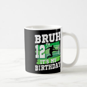 Es ist mein 12. Geburtstag Jungen-Fußballparty 12 Kaffeetasse