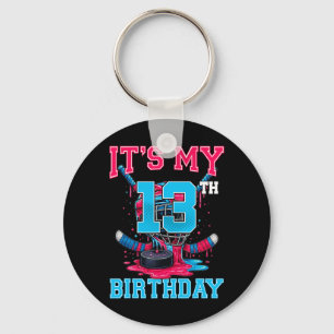 Es ist mein 13. Geburtstag Hockey 13 Jahre alter E Schlüsselanhänger