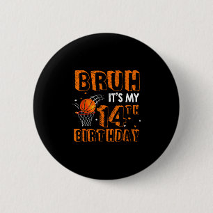 Es ist mein 14. Geburtstag 14-jähriger Sketll-Spie Button