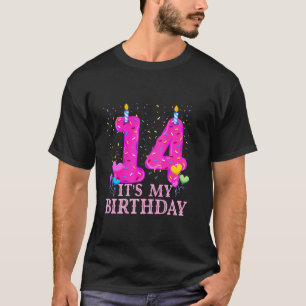 Es ist mein 14. Geburtstag Sweet Donut Happy 14 Ja T-Shirt