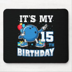Es ist mein 15. Geburtstag, der 15 Jahre alter Bow Mousepad