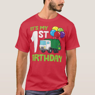 Es ist mein 1. Geburtstag Garbage Truck 1. Geburts T-Shirt