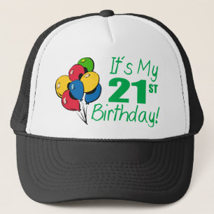 Es ist mein 21. Geburtstag (Ballone) Truckerkappe