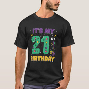Es ist mein 21. Geburtstag Mardi Gras 21 Jahre alt T-Shirt