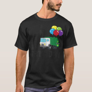 Es ist mein 2. Geburtstag Garbage Truck Müllwagen  T-Shirt