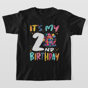Es ist mein 2. Geburtstags-Happy-Kindergeburtstag T-Shirt